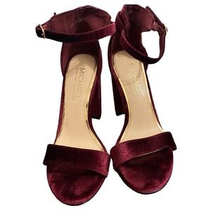 Michael By Michael Shannon Women's 'Sammey' High Heel Sandals Burgundy Size 6.5